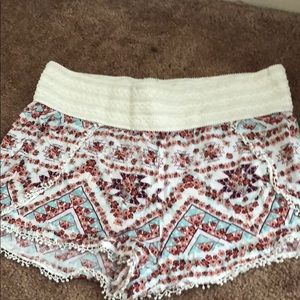 Cute comfy lace shorts